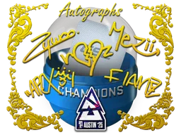 Austin 2025 Player Autographs