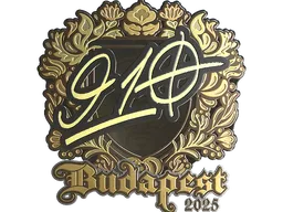 Sticker | 910 (Gold) | Budapest 2025