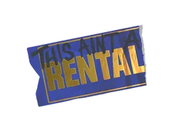 Sticker | Ain't A Rental (Foil)