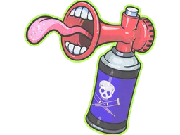 Sticker | Airhorn (Glitter)