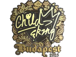 Sticker | ChildKing (Gold) | Budapest 2025