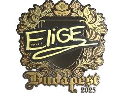 Sticker | EliGE (Gold) | Budapest 2025