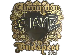 Sticker | FlameZ (Gold, Champion) | Budapest 2025