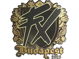 Sticker | Fluxo (Gold) | Budapest 2025