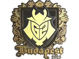 Sticker | G2 esports (Gold) | Budapest 2025