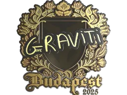 Sticker | Graviti (Gold) | Budapest 2025
