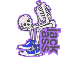 Sticker | Head In Hands (Glitter)