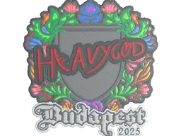 Sticker | Heavygod (Embroidered) | Budapest 2025