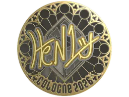 Sticker | HEN1 (Gold) | Cologne 2026