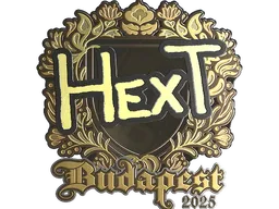 Sticker | HexT (Gold) | Budapest 2025