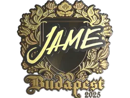 Sticker | Jame (Gold) | Budapest 2025