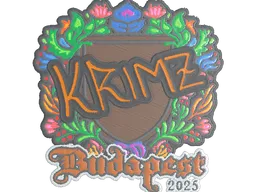 Sticker | KRIMZ (Embroidered) | Budapest 2025