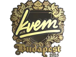 Sticker | Kvem (Gold) | Budapest 2025
