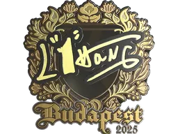 Sticker | L1haNg (Gold) | Budapest 2025