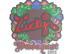 Sticker | Lucky (Embroidered) | Budapest 2025