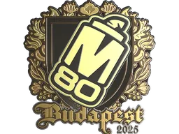 Sticker | M80 (Gold) | Budapest 2025