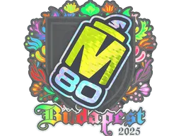 Sticker | M80 (Holo) | Budapest 2025