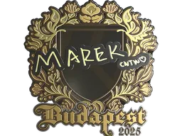 Sticker | Marek (Gold) | Budapest 2025