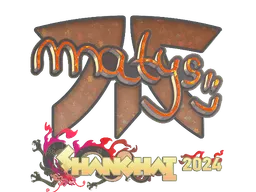 Sticker | MATYS (Glitter) | Shanghai 2024