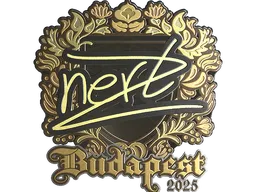 Sticker | NertZ (Gold) | Budapest 2025