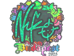 Sticker | NiKo (Holo) | Budapest 2025