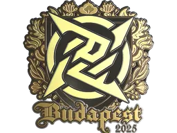 Sticker | Ninjas in Pyjamas (Gold) | Budapest 2025