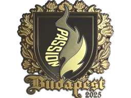 Sticker | Passion UA (Gold) | Budapest 2025