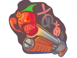 Sticker | Pepper Gauge (Lenticular)
