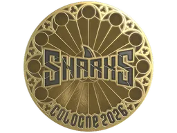 Sticker | Sharks Esports (Gold) | Cologne 2026