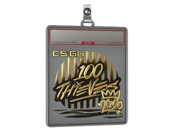 Sticker | 100 Thieves (Gold) | 2020 RMR