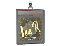 Sticker | 1eeR (Gold) | Austin 2025