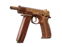 CZ75-Auto | Honey Paisley (Field-Tested)