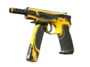 CZ75-Auto | Yellow Jacket (Battle-Scarred)