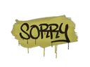 Graffiti | Sorry (Tracer Yellow)