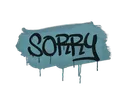 Graffiti | Sorry (Wire Blue)