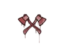 Graffiti | X-Axes (Blood Red)