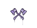 Graffiti | X-Axes (Violent Violet)