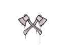 Graffiti | X-Axes (War Pig Pink)