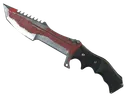 ★ Huntsman Knife | Crimson Web (Battle-Scarred)