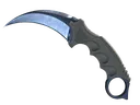 ★ Karambit | Blue Steel (Battle-Scarred)
