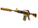 M4A1-S | Golden Coil (Well-Worn)