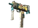 MAC-10 | Cat Fight (Well-Worn)