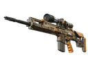 SCAR-20 | Short Ochre (Battle-Scarred)