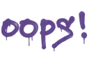 Sealed Graffiti | Oops (Monster Purple)