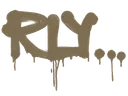 Sealed Graffiti | Rly (Dust Brown)