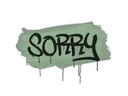 Sealed Graffiti | Sorry (Cash Green)