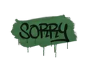 Sealed Graffiti | Sorry (Jungle Green)