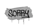 Sealed Graffiti | Sorry (Shark White)