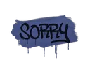 Sealed Graffiti | Sorry (SWAT Blue)