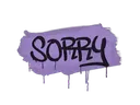 Sealed Graffiti | Sorry (Violent Violet)